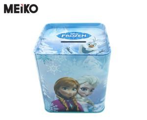 Square Money Bank Piggy Bank Tin Boxes