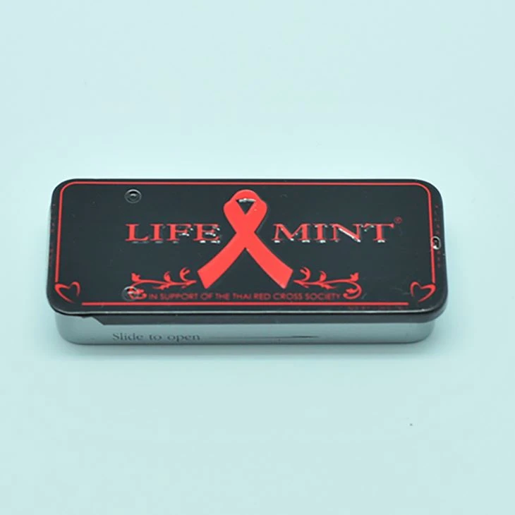 Drawing Opening OEM Design Small Tin Mint