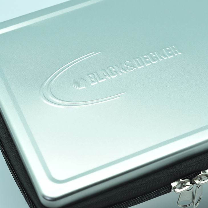 Photo Embossed 4C Tin Zipper Case For Tool