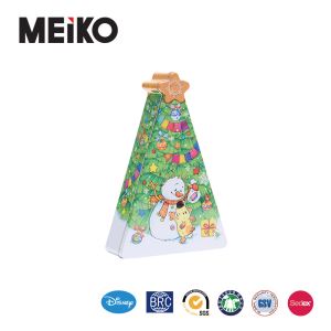 Christmas Tree Tin Box For Gift Packaging