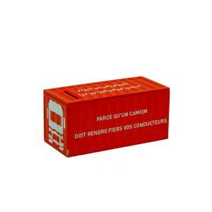 Container Shaped Custom Design Tin Can