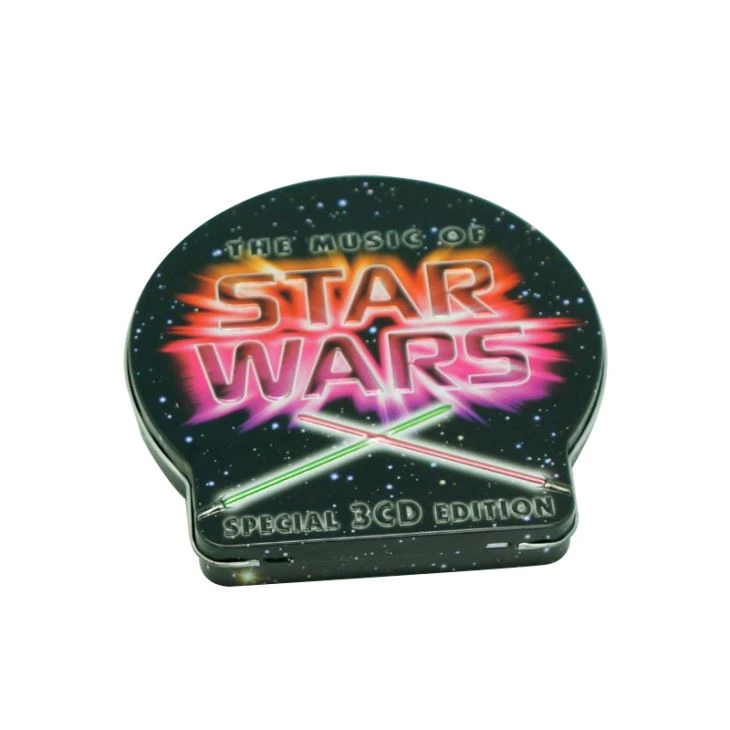 Empty CD Storage Tin Case With Insert
