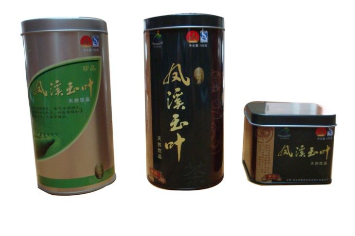 Round Tin Box For Black Tea