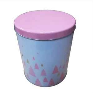 Round Canister Tin With Full Printing