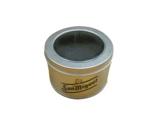 Round Window Tin With Sponge