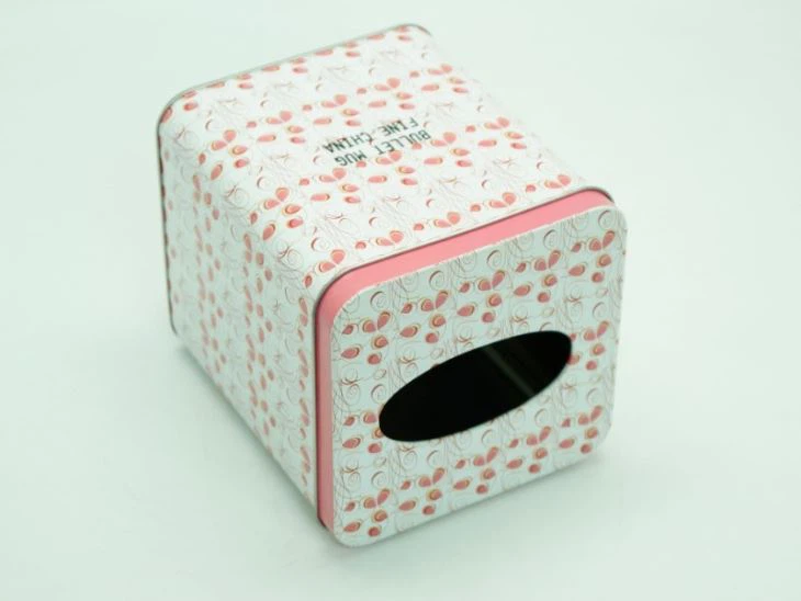 Square Tissue Tin Box Homeware