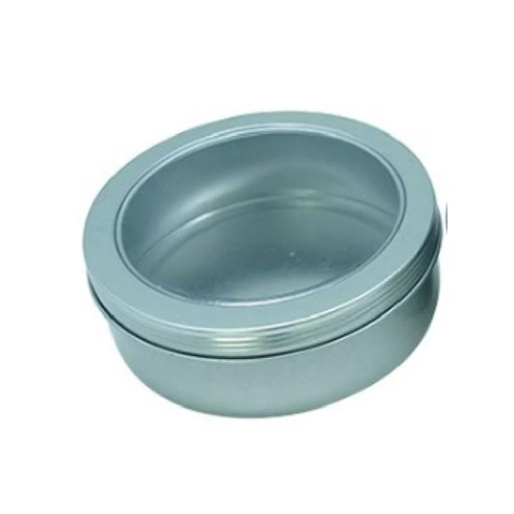 Clear Window Tin Can