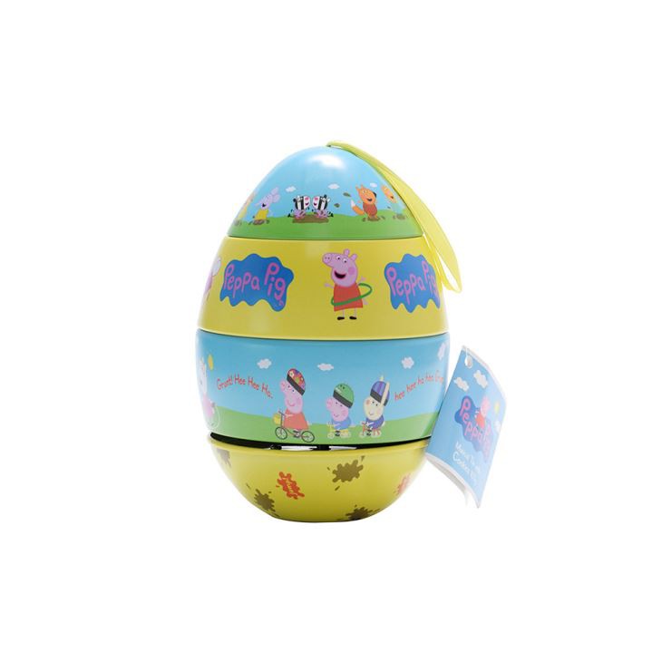 Egg Shaped Tin Music Box