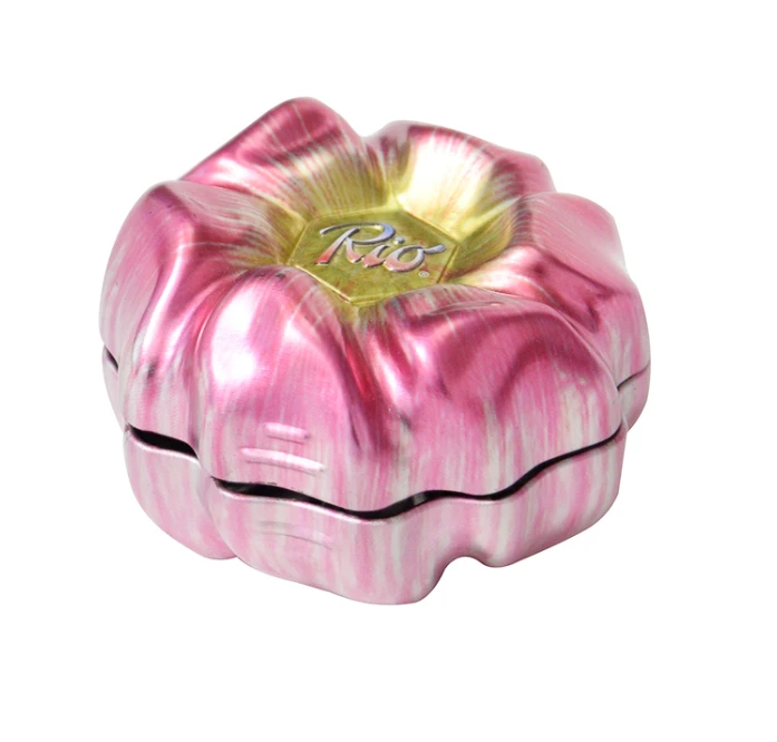 Flower shape Candy tin box
