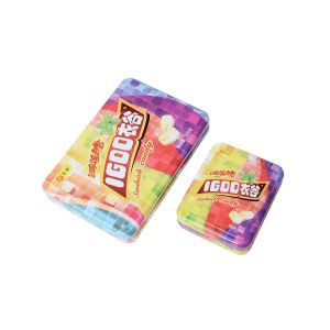 Colorful Printing Candy Tin Rectangular