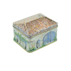 Custom Stylish Gold Tin Box With Gold Inside