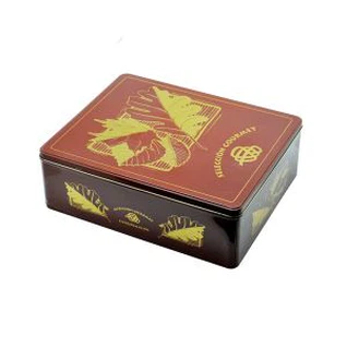Logo Embossed Eco-friendly Big Box Tin