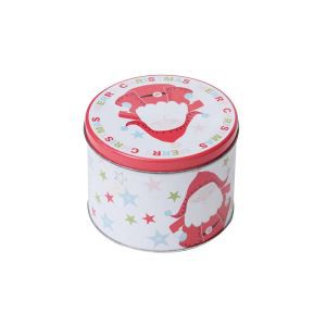 Middle Size Round Tin Can With Lid