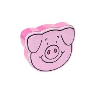Pig Head Shaped New Year Tin Box