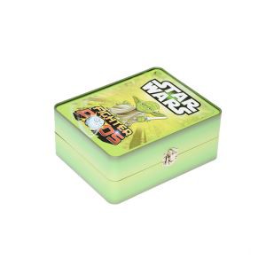Play Card Cartoon Toy Tin Can With Buckle
