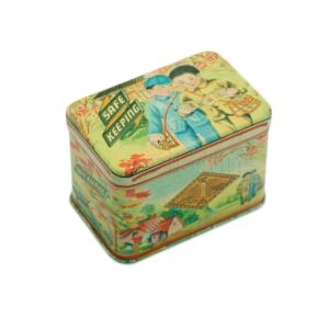 Rectangular Hinged Tin Box