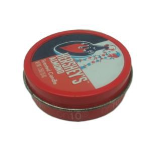 Round Tin Can With Printing At Lid