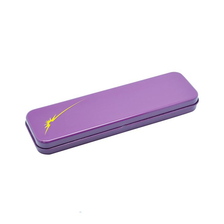 Student Office Pencil Case Tin With Hingle